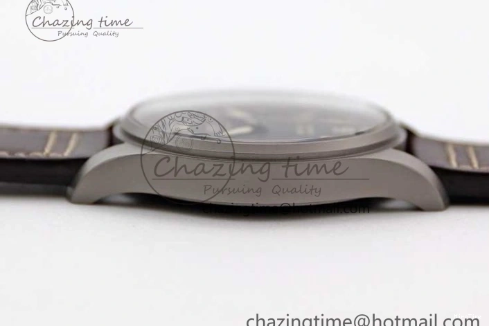 MIROTIME 0705 Mark XVIII IW327006 Titanium M+F 1:1 Best Edition Black Dial on Brown Leather Strap A Efficient 7052